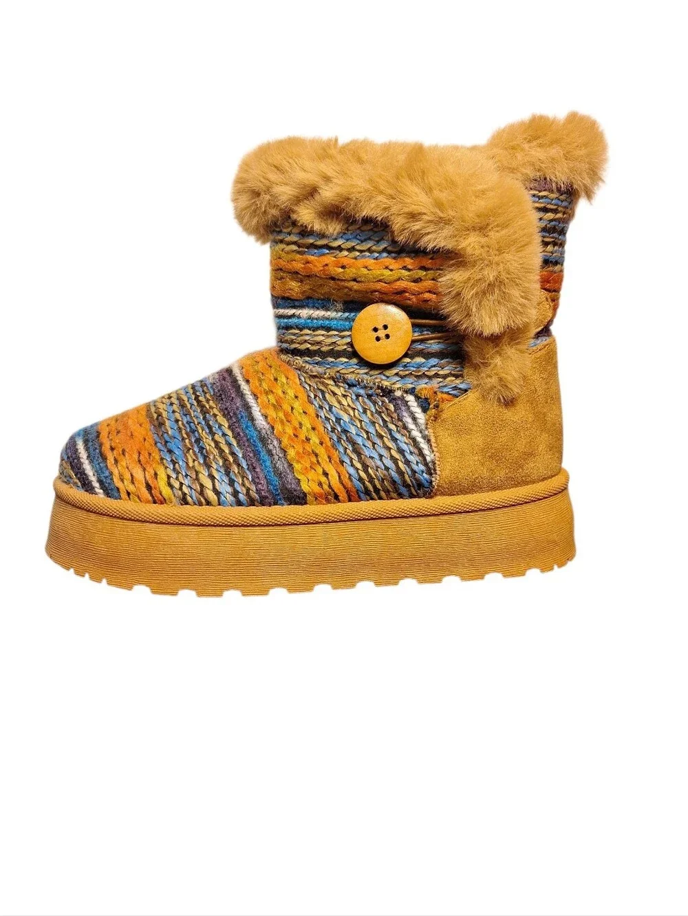 NIB Bamboo Multicolor Winter Boots